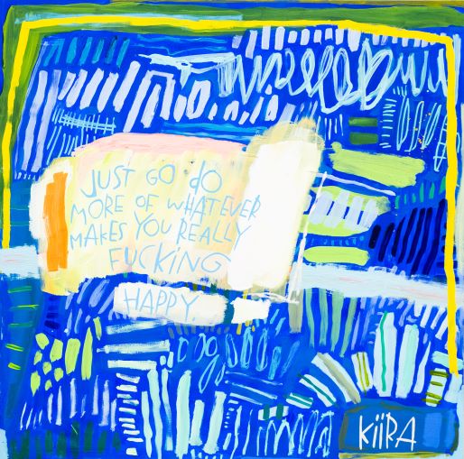 Life Motto No. 4 - 24 in x 24 in x 1.5 in
