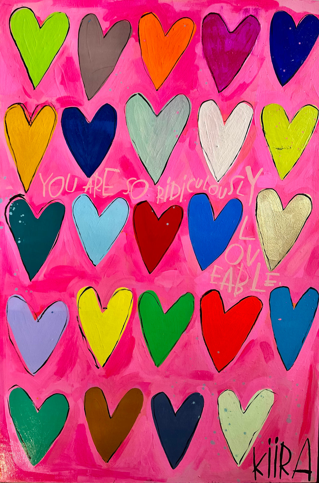 Teddy Bear Vibez- 20 in x 30 in x 1.75 in