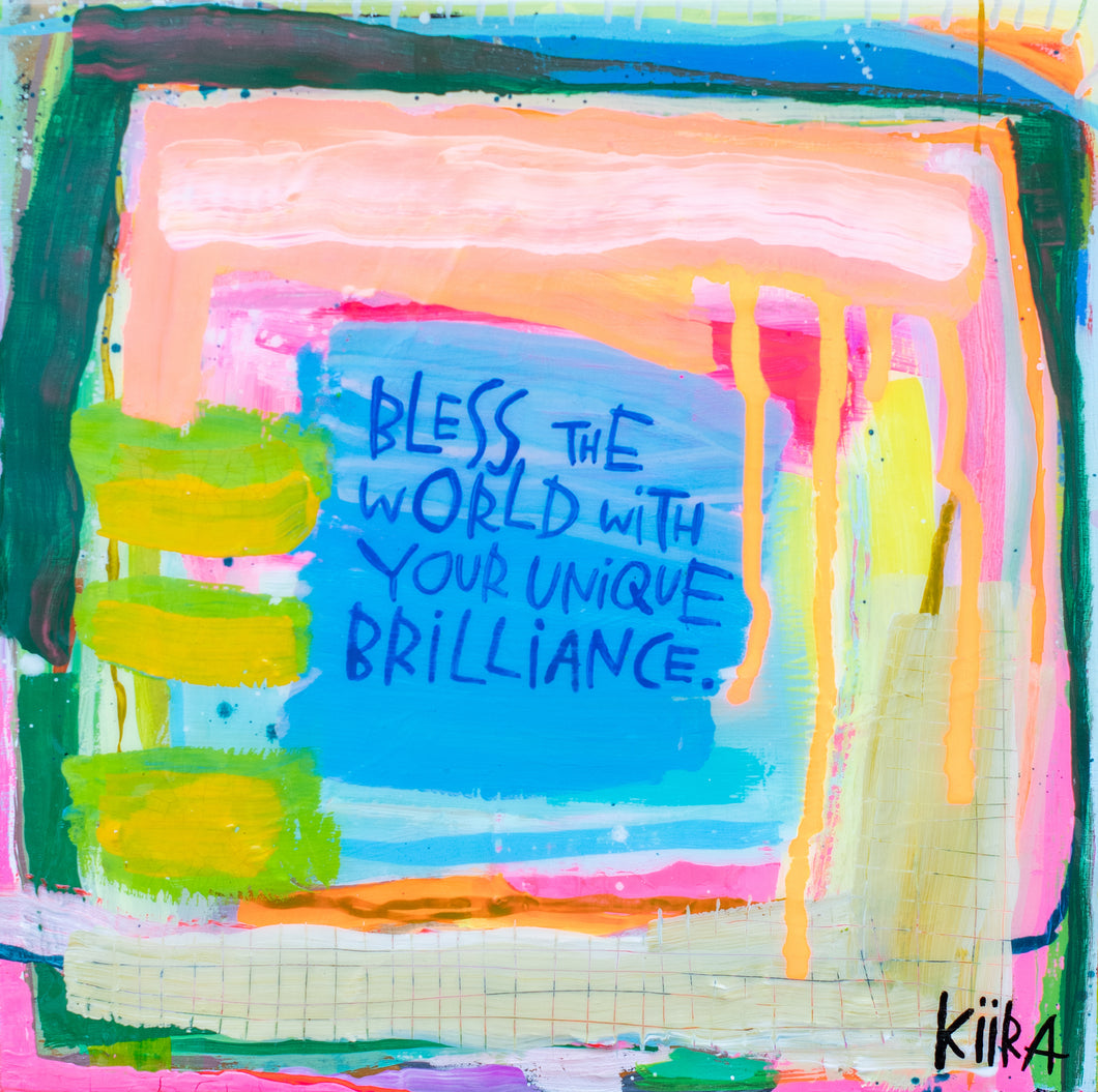 One of A Kind- 8 in x 8 in x 1.5 in